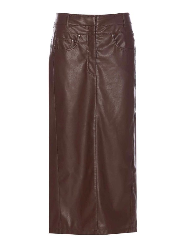 URBANCODE: ニーレングススカート＆ミディ丈 - 膝丈/ミディスカート - ブラウン