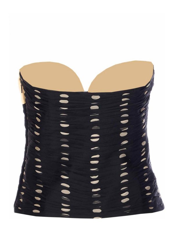 VALENTINO GARAVANI: Top e canotte online - Top pattern beige