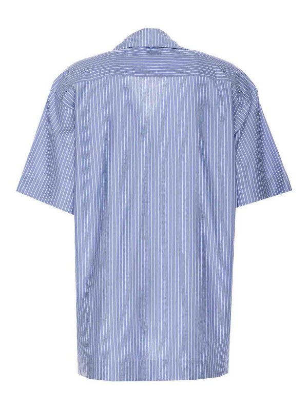 VIVIENNE WESTWOOD: camicie online - Camicia da campo blu chiaro e bianco