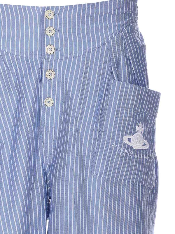 ショートパンツ - ブルー shop online: VIVIENNE WESTWOOD