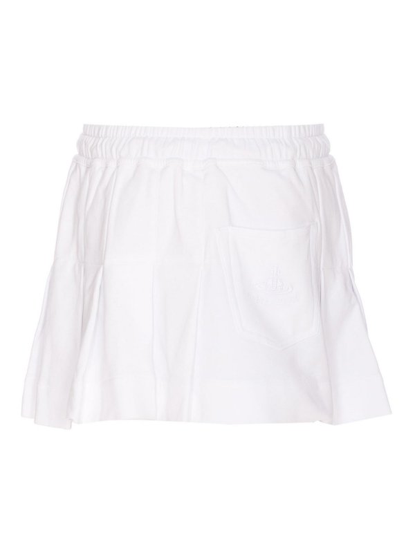 VIVIENNE WESTWOOD: Mini jupes online - Jupe Midi - Blanc