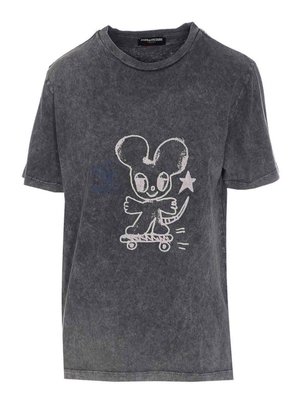 ZADIG&VOLTAIRE: t-shirts - Edwin Bc Happy T-Shirt