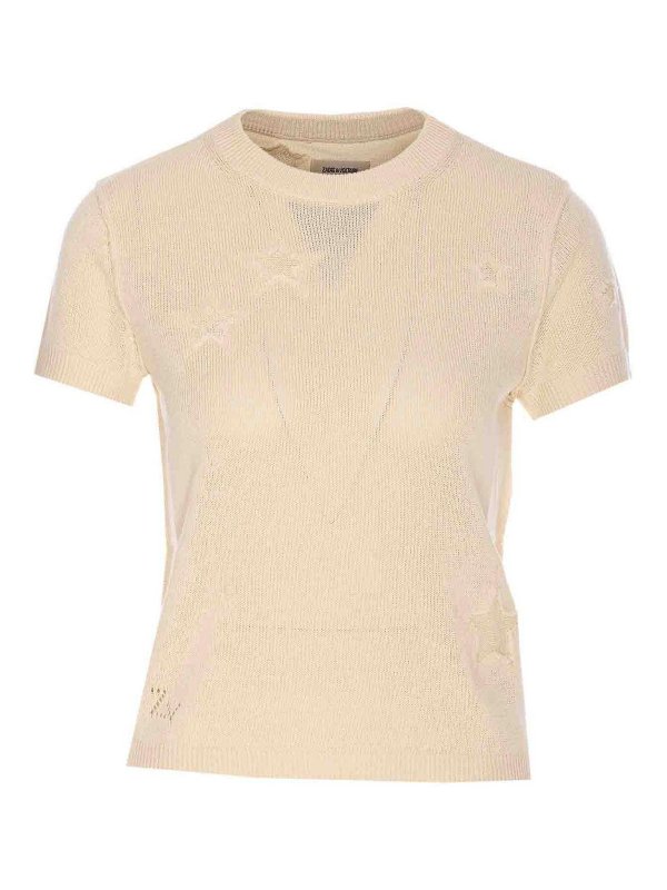 ZADIG&VOLTAIRE: クルーネック - クルーネック - ベージュ