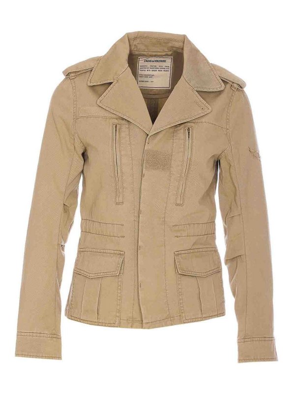ZADIG&VOLTAIRE: カジュアルジャケット - カジュアルジャケット - ベージュ