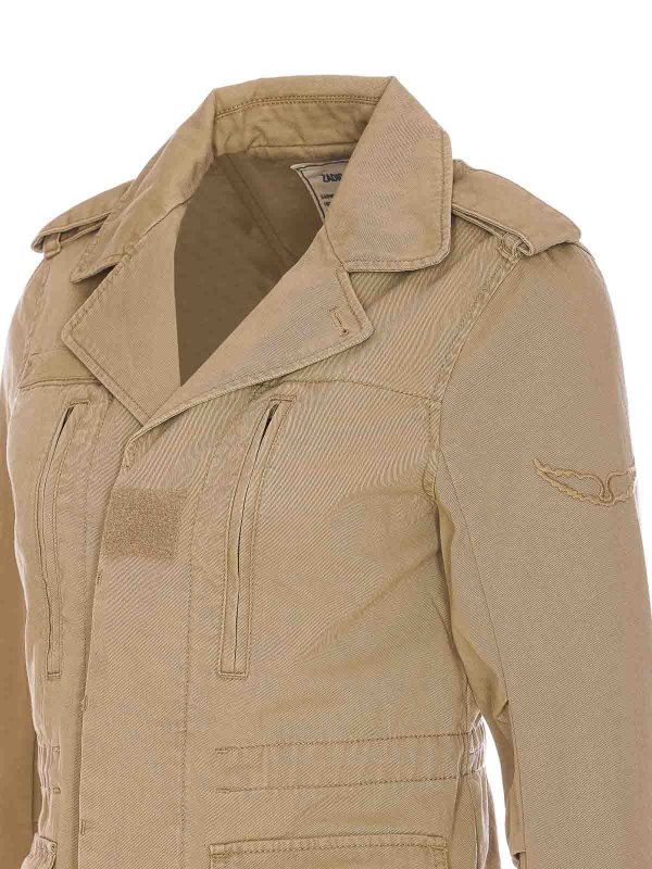 The Best Shops ZADIG&VOLTAIRE: カジュアルジャケット - カジュアルジャケット - ベージュ