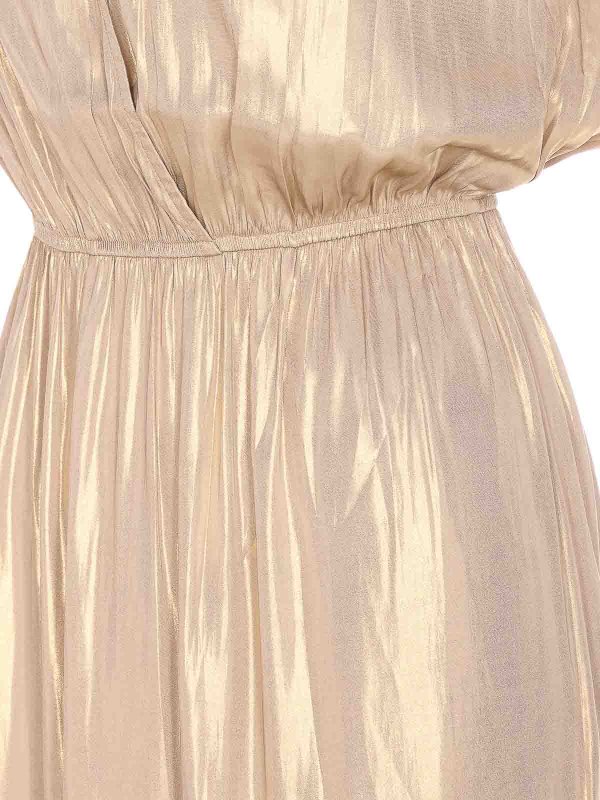 The Best Shops ZADIG&VOLTAIRE: abiti al ginocchio - Vestito  di raso ritmico e oro