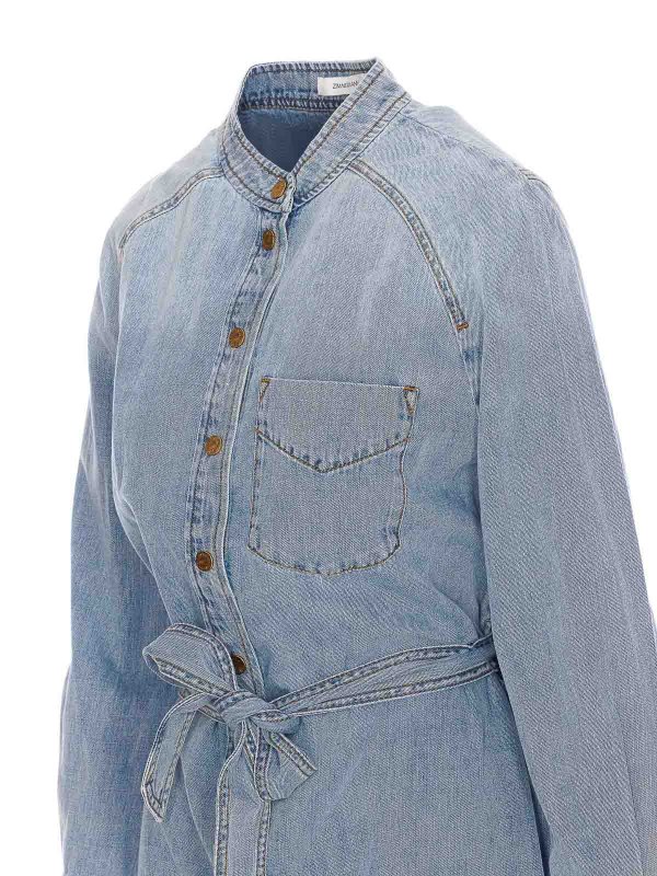 The Best Shops ZIMMERMANN: ニーレングスドレス - 膝丈ドレス - ブルー