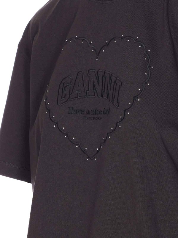 The Best Shops GANNI: Camisetas - Camiseta - Gris