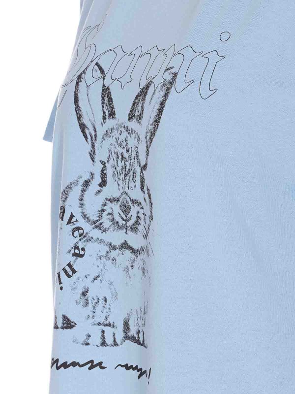 The Best Shops GANNI: Tシャツ - Tシャツ - ブルー