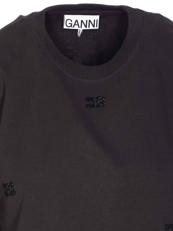 Camiseta - Negro shop online: GANNI