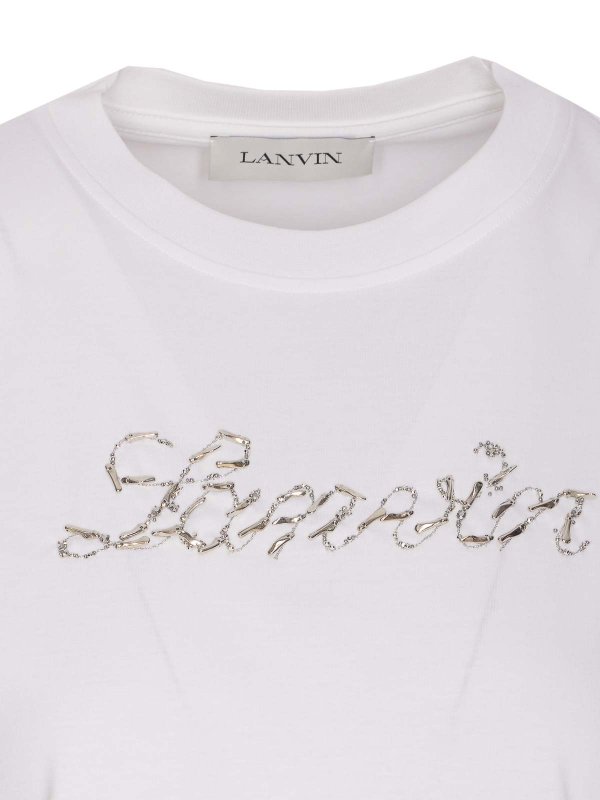 T-Shirt - Weiß shop online: LANVIN