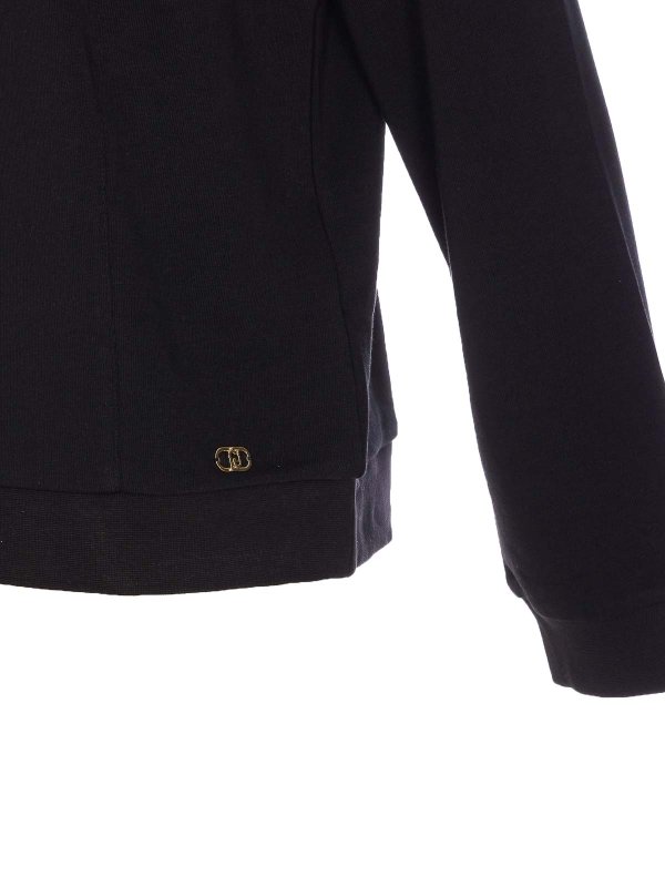 The Best Shops Liu Jo: Sweatshirts & Sweaters - Black Sweatshirt