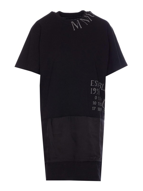 MM6 MAISON MARGIELA: ショートドレス - ショートドレス - 黒