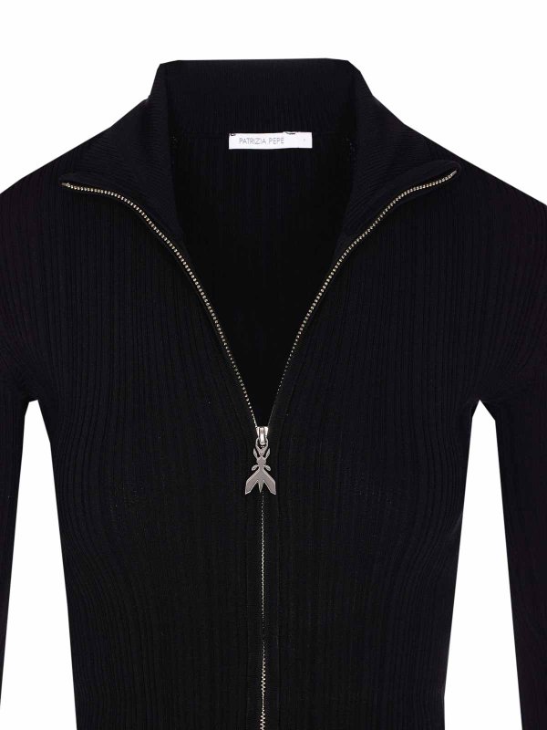 タートルネック/ポロネック - 黒 shop online: PATRIZIA PEPE