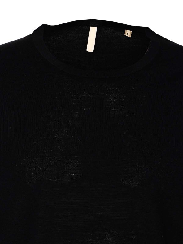 クルーネック - 黒 shop online: SUNFLOWER