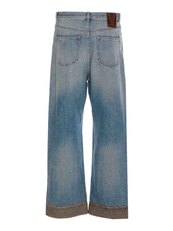 VALENTINO GARAVANI: ストレートジーンズ online - ストレートジーンズ - ブルー