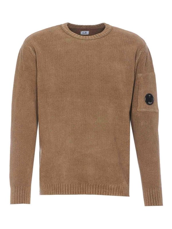 C.P. COMPANY: crew necks - Logo Sweater