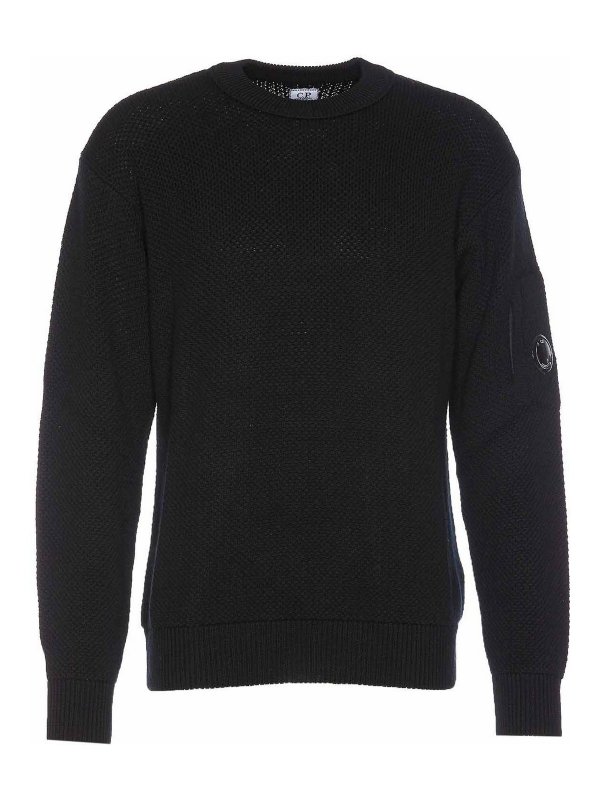 C.P. COMPANY: crew necks - Logo Sweater