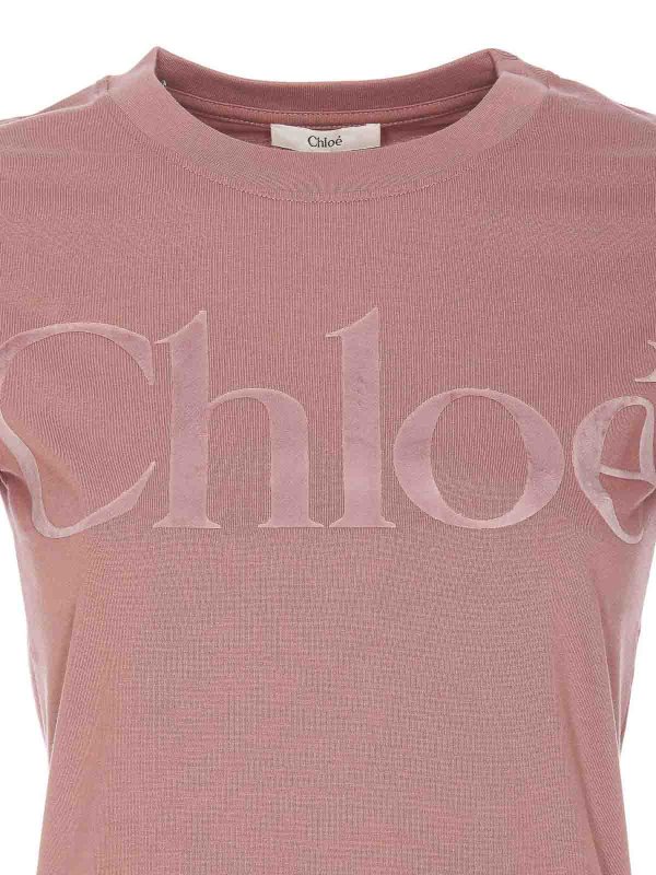 E Logo T-Shirt shop online: CHLOE