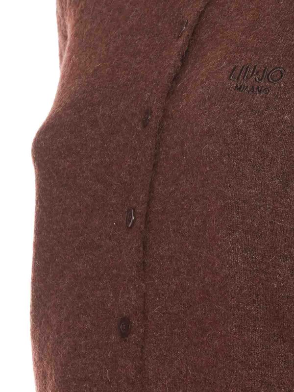 The Best Shops Liu Jo: cardigans - Wool And Alpaca Cardigan