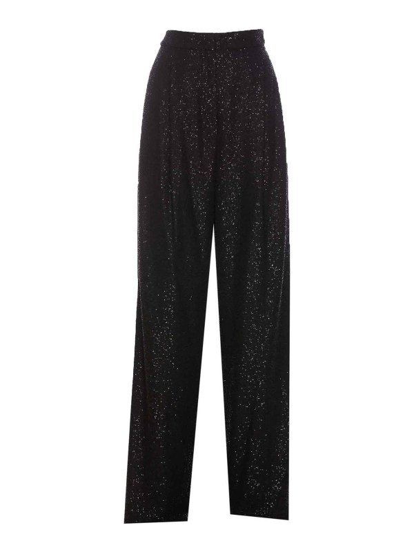 Max Mara: Pantalones casual - Pantalón Casual - Negro