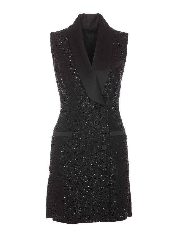 Max Mara: ニーレングスドレス - 膝丈ドレス - 黒