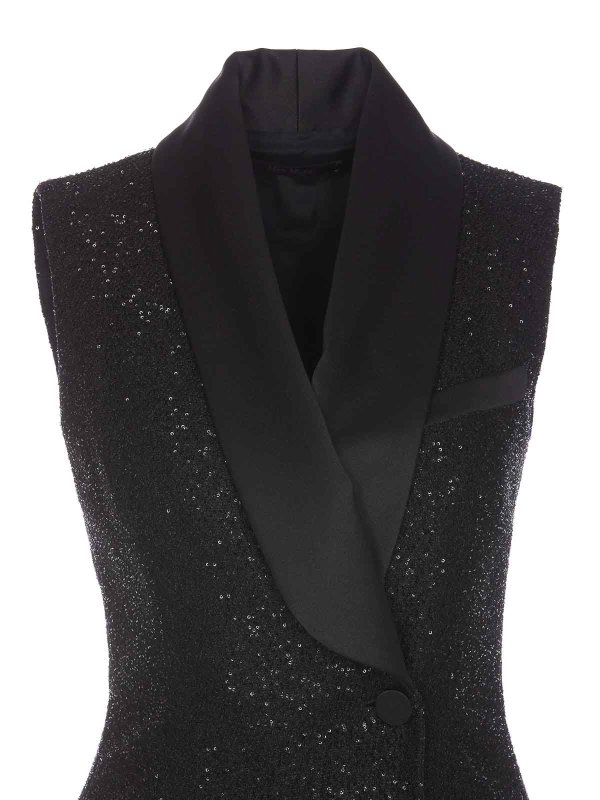 膝丈ドレス - 黒 shop online: Max Mara