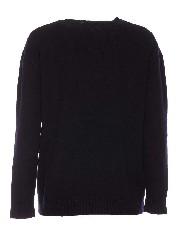 Max Mara: クルーネック online - クルーネック - ブルー