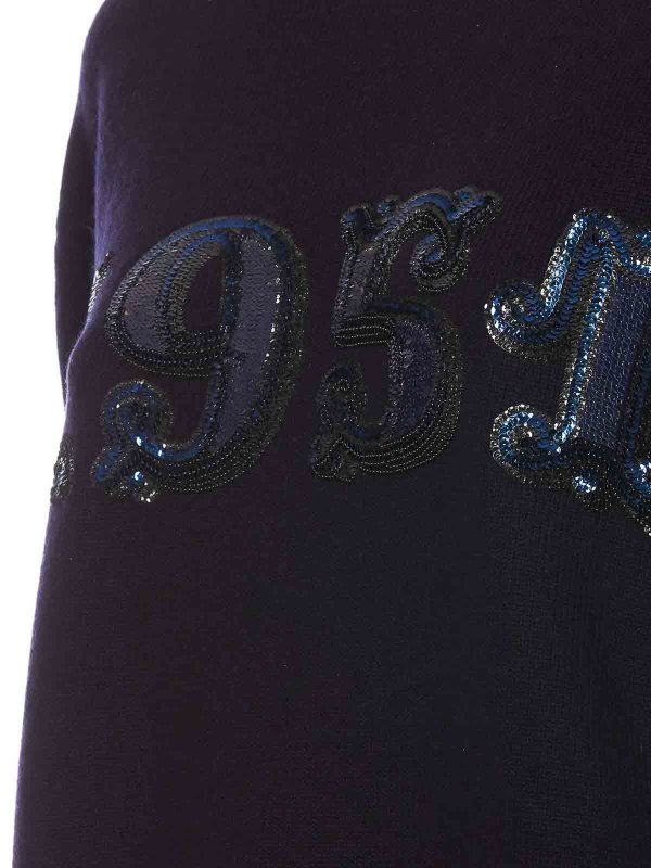 The Best Shops Max Mara: クルーネック - クルーネック - ブルー