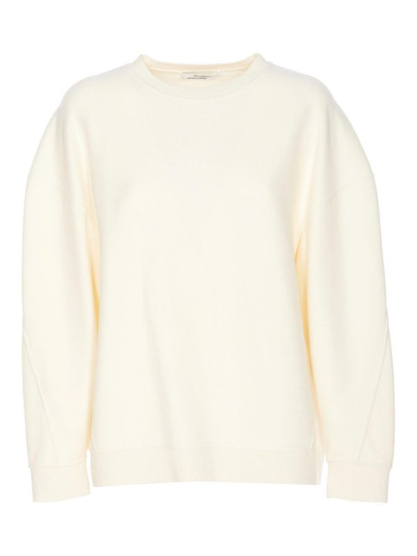 Max Mara: クルーネック - クルーネック - 白