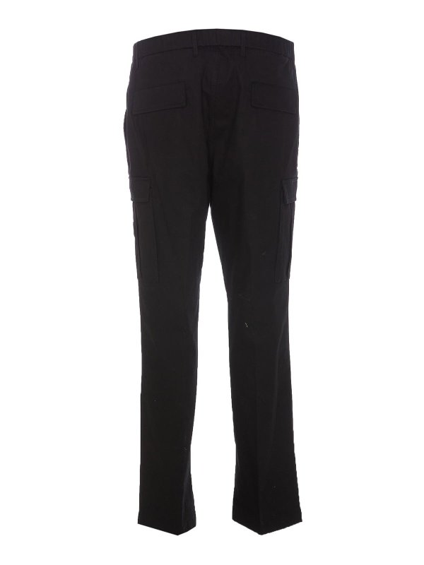 MONCLER: Pantalones casual online - Pantalón Casual - Negro