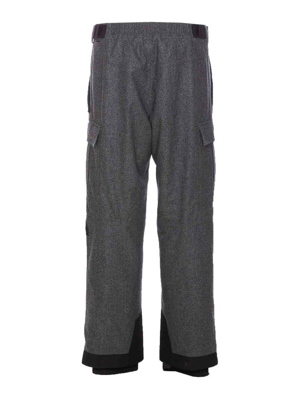 MONCLER: pantaloni sport online - Logo Ski Pants