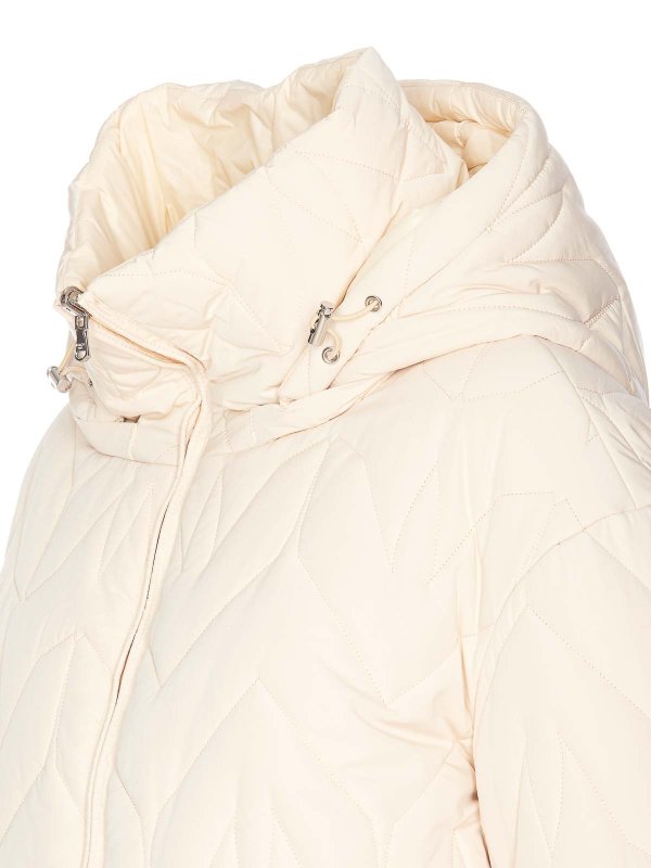 The Best Shops PATRIZIA PEPE: Vestes-rembourrees - Blouson Rembourré - Blanc