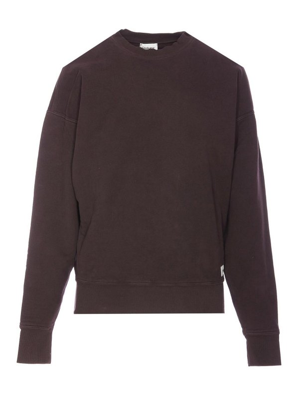 SAINT LAURENT: Sweatshirts & Sweaters - Logo Sweatshirt