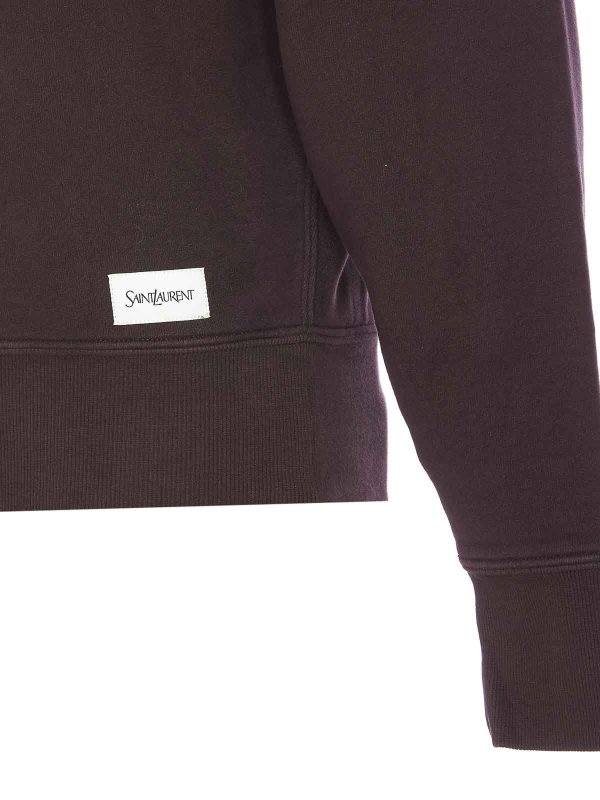The Best Shops SAINT LAURENT: Sweatshirts & Sweaters - Logo Sweatshirt
