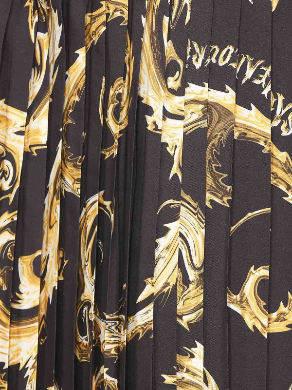 The Best Shops VERSACE JEANS: Jupes midi et au genou - Jupe Midi - Bleu