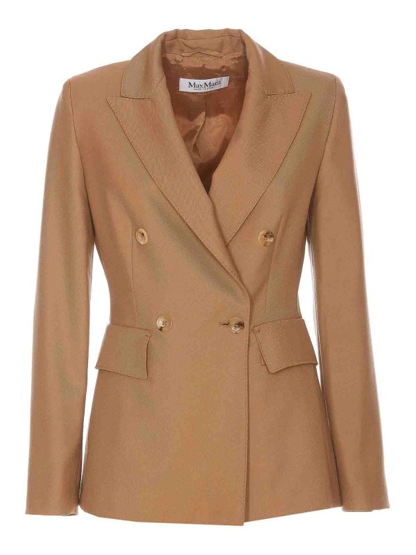 Max Mara: カジュアルジャケット - カジュアルジャケット - ベージュ