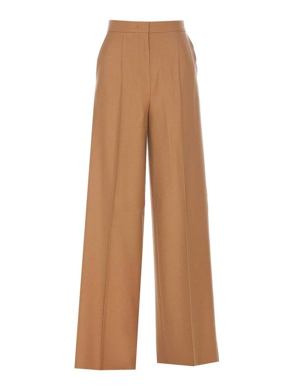 Max Mara: Pantalones casual - Pantalón Casual - Beis