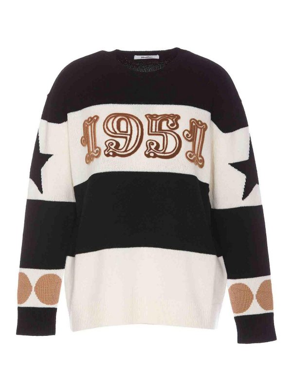 Max Mara: クルーネック - クルーネック - 黒