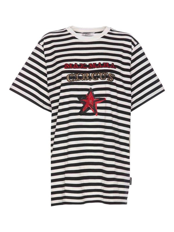 Max Mara: T-shirts - T-Shirt - Bunt