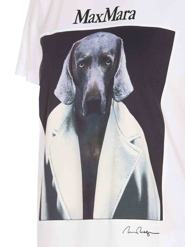 The Best Shops Max Mara: Camisetas - Camiseta - Blanco