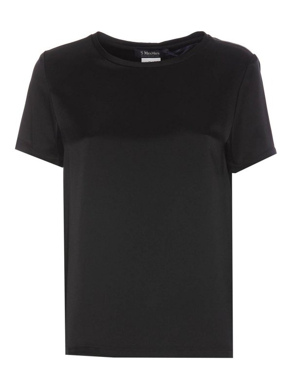 S MAX MARA: Tops y camisetas sin mangas - Top - Negro