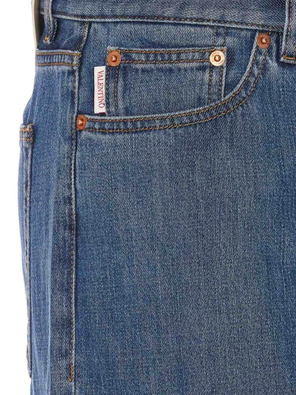 Denim Pants shop online: VALENTINO GARAVANI