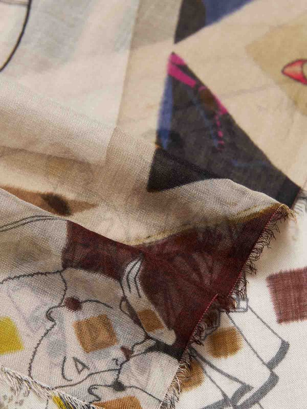 The Best Shops FALIERO SARTI: スカーフ - スカーフ - ベージュ