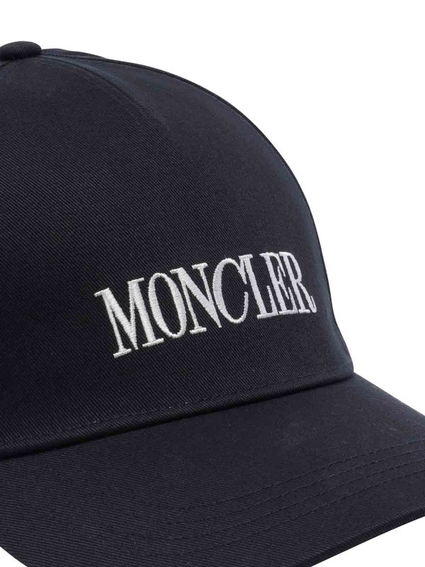 MONCLER: hats & caps online - Logo Baseball Cap