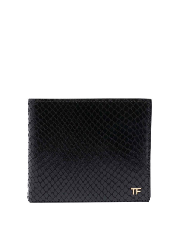 TOM FORD: wallets & purses - Black Bifold Wallet
