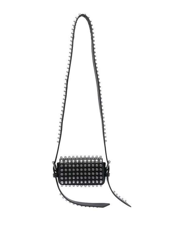 The Best Shops ALEXANDER WANG: cross body bags - Black Mini Ricco Crossbody Bag
