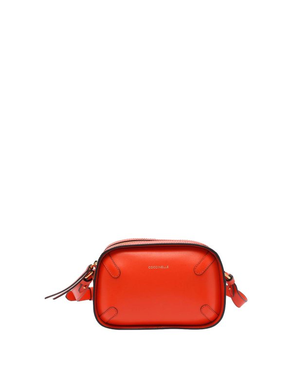 COCCINELLE: クロスボディバッグ - クロスボディバッグ - オレンジ