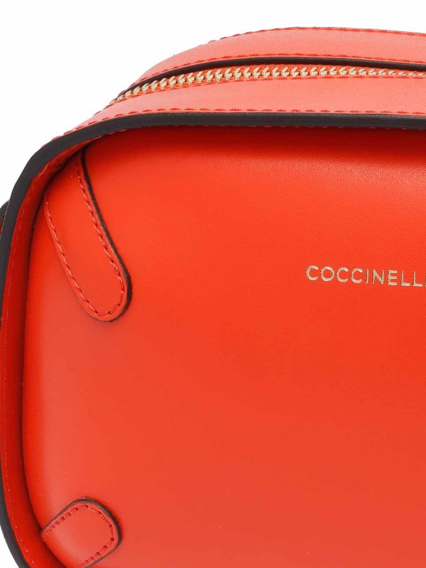 クロスボディバッグ - オレンジ shop online: COCCINELLE
