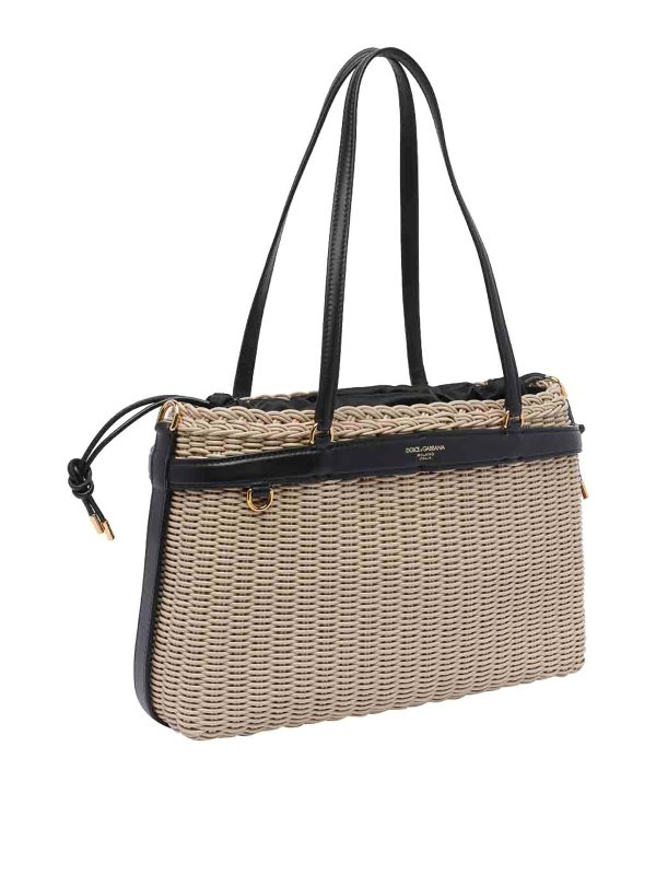 DOLCE & GABBANA: トートバッグ online - トートバッグ - ベージュ